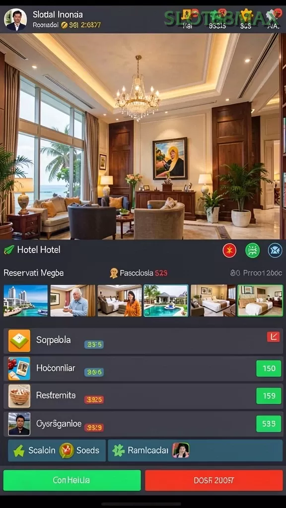 Cuplikan layar CARD — menu navigasi